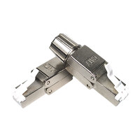 Conector Modular RJ45 Toolless Cat7 FTP de Terminación en Campo para Red Ethernet Blindado de Aleación Sin Herramientas