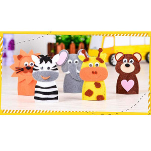 Ensemble de marionnettes à doigts en <span class=keywords><strong>feutre</strong></span> personnalisées, jouet éducatif précoce pour enfants, aides pédagogiques pour la maternelle, OEM ODM en gros - Product Image 4