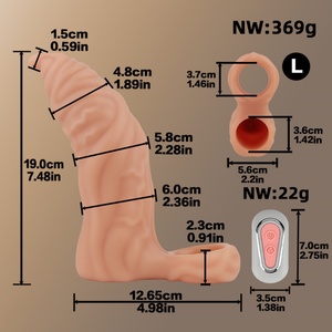 CITYFUN Funda Vibradora para Pene, Estimulación del Punto G, Funda para Agrandamiento del Pene, Potenciador de la Erección Masculina, Juguetes Sexuales para Adultos al por Mayor - Product Image 4