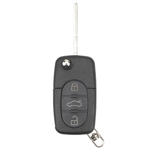 Clé de voiture à distance rabattable de haute qualité pour voiture Audi avec 4 boutons 315MHZ 48 puce Pn 1J0959753F clé à distance automatique - Product Image 1