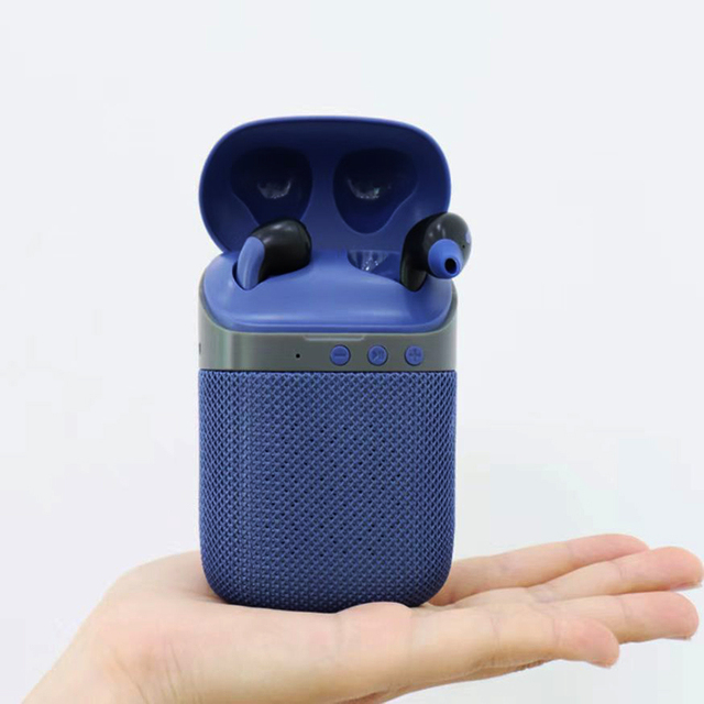 Best Selling 2 in 1 Speaker Earbuds TWS Speaker for Outdoors TWS Music Speaker BT Earphones