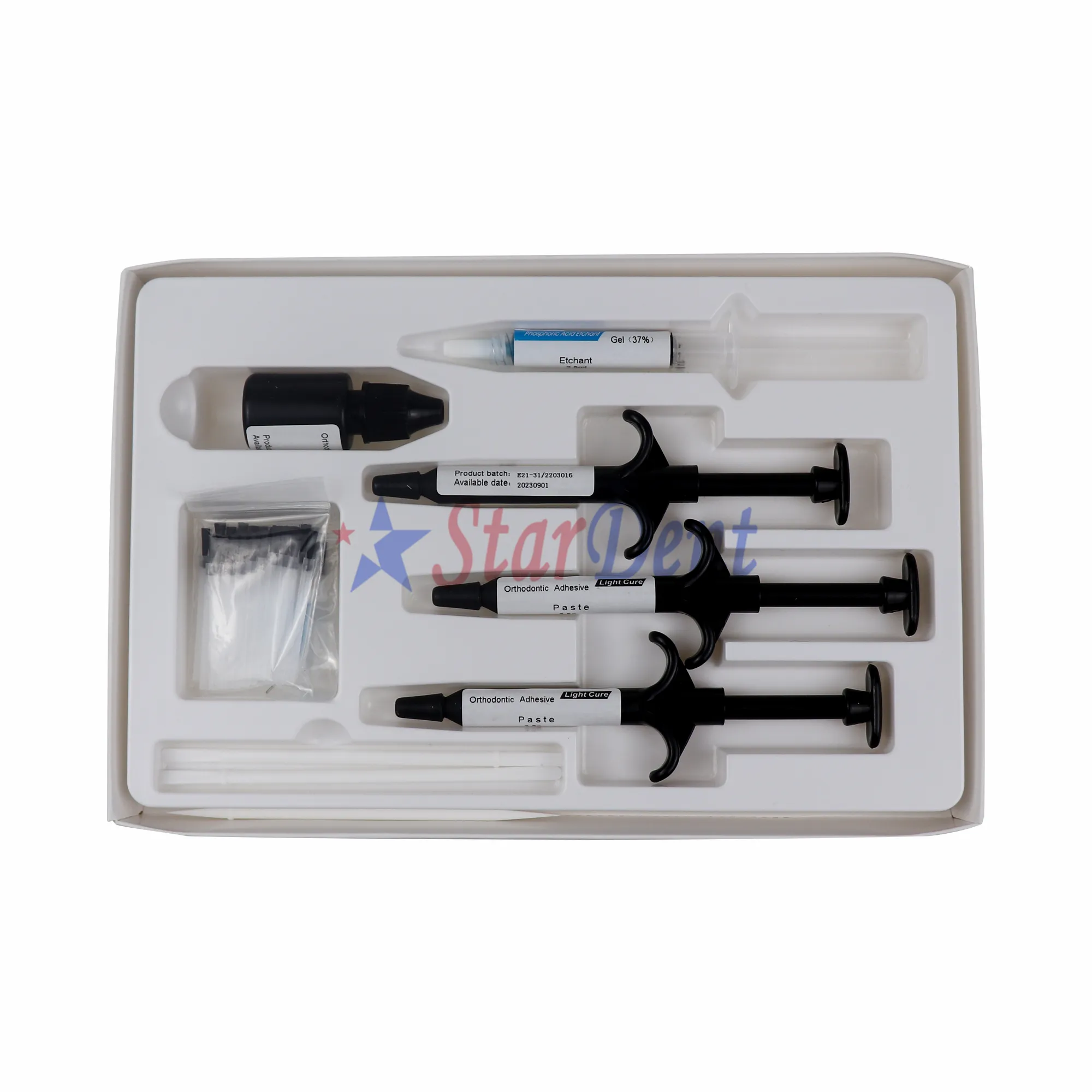 Dental Consumables Material Adhesives Light Cure Resin Composite Orthodontics Light Cure Brackets Adhesive Bonding System