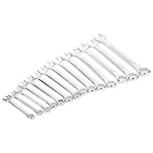 Juego de llaves inglesas Llave combinada 14 piezas Tamaños métricos De 8mm a 24mm Bolsa Rollo de Llave combinada de acero al cromo vanadio - Product Image 3