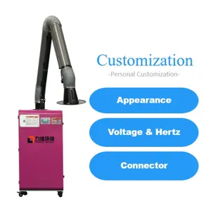 China manufacturer welding and grinding fume extractor with high filtration precision