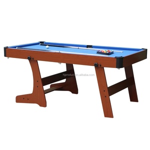 Jambe pliante <span class=keywords><strong>de</strong></span> 5 pieds fabriquée en usine <span class=keywords><strong>Table</strong></span> <span class=keywords><strong>de</strong></span> <span class=keywords><strong>billard</strong></span> et <span class=keywords><strong>de</strong></span> <span class=keywords><strong>billard</strong></span> en MDF pliable et facile à ranger Conception populaire - Product Image 4