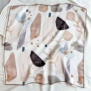 New Spring Jacquard Printed Fashion Small <b>Scarves</b> Women Wholesale Luxury 100% Pure <b>Silk</b> Square <b>Scarf</b> - Product Image 2