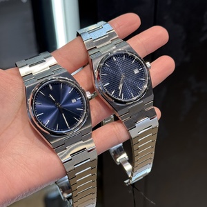นาฬิกาข้อมือผู้ชาย PRX Super Player T137 สไตล์หรูหรา ตัวเรือนสแตนเลสสตีล เครื่องจักรกล หน้าปัดแซฟไฟร์คริสตัล ดีไซน์เรียบง่าย - Product Image 1