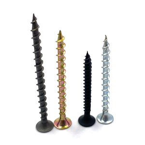 6 x 1 6x2 8x1 3.5*25 สกรูเกลียวเคลือบฟอสเฟตหรือสังกะสี  แบบหนาหรือแบบบาง สำหรับยึดแผ่นยิปซัม - Product Image 2