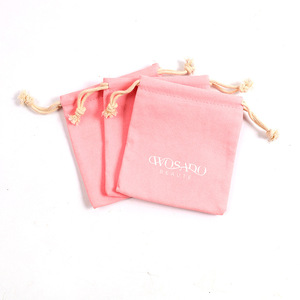 Bolsa de Regalo de Terciopelo Pequeña de Alta Calidad al por Mayor, Bolsa de Joyería con Cordón de Gamuza y Logotipo - Product Image 4