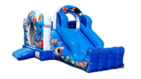 Château Gonflable Requin Personnalisé en Usine 2026 de Haute Qualité, Combo Gonflable en PVC pour Enfants