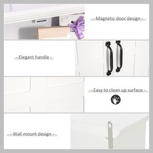 DB Hot Sale 3-Tier Bathroom <b>Wall</b> Cabinet Adjustable Medicine Cabinet with 2 Doors for Over the Sink <b>Storage</b> - Product Image 3