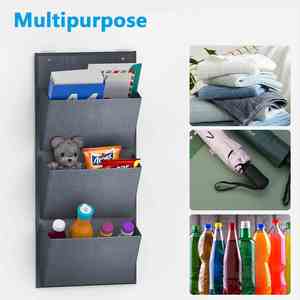 Wall Mounted Hanging Organizer 2 Pack <b>Shoes</b> Rack Store Pairs of Plus-Size Sneakers Boots <b>Shoes</b> Holder Door <b>Shoe</b> Hangers - Product Image 4