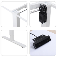 Bureau Debout Électrique Happyland à Hauteur Réglable, Ergonomique et Intelligent, avec Moteur Unique pour Passer de la Position Assise à Debout