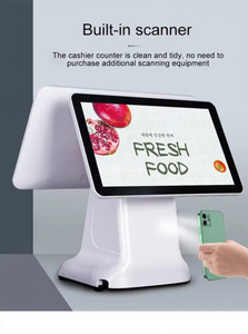 Terminal de point de vente tout-en-un avec écran tactile double de 15,6 pouces, imprimante et scanner pour magasin de détail - Product Image 2