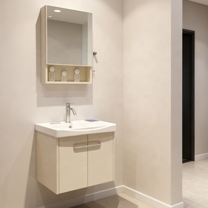 Miroir <span class=keywords><strong>de</strong></span> courtoisie moderne blanc pour <span class=keywords><strong>petit</strong></span> évier <span class=keywords><strong>Meuble</strong></span> <span class=keywords><strong>de</strong></span> <span class=keywords><strong>salle</strong></span> <span class=keywords><strong>de</strong></span> <span class=keywords><strong>bain</strong></span> pratique et luxueux pour hôtel, appartement, villa, bassin en céramique - Product Image 1