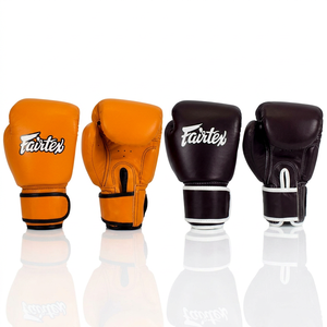ถุงมือชกมวยไทยหนังแท้ Fairtex ออกแบบเองได้ คุณภาพสูง ปรับขนาดได้ สำหรับ MMA มืออาชีพ ฝึกซ้อม ออกกำลังกายกลางแจ้ง - Product Image 1