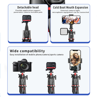 Trépied flexible C03 Octopus sans fil pour selfie, mini, léger, avec rotule 360° pour appareil photo, téléphone et vlog