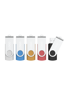 Promoción de Marca: Nueva Memoria USB 2.0 Giratoria con Logotipo Personalizado, 128MB-64GB, Metal y Plástico Multicolor, Garantía de 2 Años, Regalo Promocional - Product Image 3