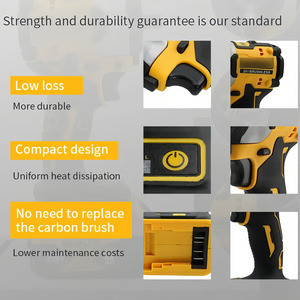 <span class=keywords><strong>Clé</strong></span> à chocs sans fil OEM, outil électrique sans fil pour batterie <span class=keywords><strong>Dewalt</strong></span> 20V, réparation automobile, décoration, <span class=keywords><strong>clé</strong></span> dynamométrique 400 Nm - Product Image 4