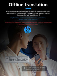 Traducteur vocal T7 4G avec carte SIM, 135 langues, <span class=keywords><strong>traduction</strong></span> en ligne, appareil de <span class=keywords><strong>traduction</strong></span> photo hors ligne, assistant IA intelligent ChatGPT - Product Image 3