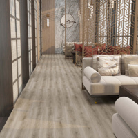 Losetas Adhesivas de Vinilo LVT con Sistema de Enclavamiento, Resistentes a los Arañazos, Duraderas e Impermeables, para Pisos de Oficinas, Hoteles y Edificios