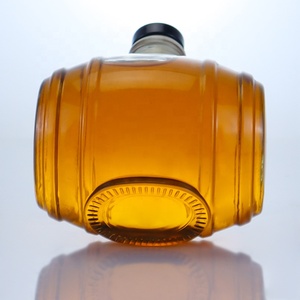 Botella de <span class=keywords><strong>Licor</strong></span> de Vidrio Transparente Personalizada al por Mayor para Botellas de Tequila, Whisky y <span class=keywords><strong>Vodka</strong></span> con Tapa - Product Image 4