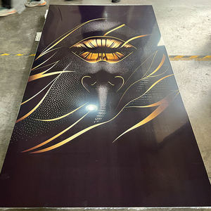 3D in cao bóng 4*8 UV tấm đá cẩm thạch Trọng lượng nhẹ PVC tấm đá cẩm thạch UV tường bằng đá cẩm thạch Bảng điều khiển trang trí nội thất - Product Image 4