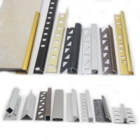Profil de bordure de carrelage en aluminium Nova pour carrelage céramique à bas prix, bordure de carrelage carré