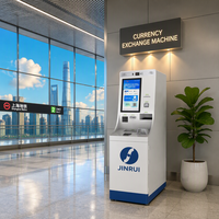 Kiosque de change de devises professionnel de qualité bancaire, tactile, 19 pouces, multi-devises, pour centre commercial en Asie du Sud-Est, Jinrui FCM-501