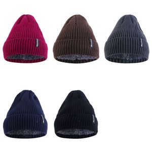Gorro de Satén Personalizado al por Mayor con Logotipo, Gorros de Invierno Tejidos con Forro de Felpa Cálido, Acrílico Unisex, Estilo de Imagen - Product Image 2