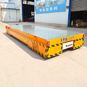 Nieuwe spoorloze elektrische vlakke wagen voor zwaar materiaaltransport, capaciteit 1-100t, werkplaats- en fabrieksuitrusting met draadloze afstandsbediening - Product Image 5