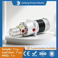 Pompe à engrenages sans joint 316L 1,2 ml avec moteur sans balais, zéro fuite, basse pression, pour remplissage de sauces et condiments alimentaires en acier inoxydable
