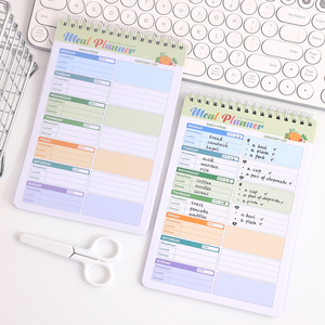 IMODA papeterie A5 planificateur de repas hebdomadaire avec liste d'épicerie sans date bloc-notes de planification de repas quotidien pour la planification de menus, alimentation saine - Product Image 1