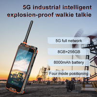 Teléfono Robusto 5G con Certificación ATEX Alternativa Ex, Dispositivo de Comunicación por Radio DMR, AORO M5 5G Android 12 LCD SOS CDMA LTE GSM
