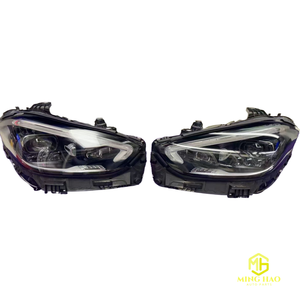 Feux avant Mercedes-Benz Classe C W206 C200, style pluie de météores, feux de jour, assemblage 6000K 8000 lumens 12V gauche - Product Image 4