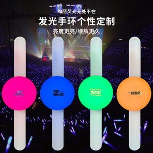 Remote Controlled Illuminated Wristband 15 Color LED Glow <b>Bracelet</b> For Concerts Events Custom Logo Printing - Product Image 3