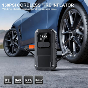 Démarreur de batterie de <span class=keywords><strong>voiture</strong></span> portable 12V 6000mAh avec compresseur d'air, kit d'urgence 4-en-1 - Product Image 1