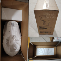 WC Siphonique Allongé Deux Pièces Ovs Sanitary Ware CUPC ADA pour Salle de Bain, Toilettes pour Villas et Appartements en Amérique du Nord