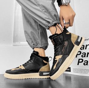 Zapatos de Algodón de Moda para Estudiantes, Invierno 2022, Zapatos Deportivos Casuales con Cordones para Hombre - Product Image 6