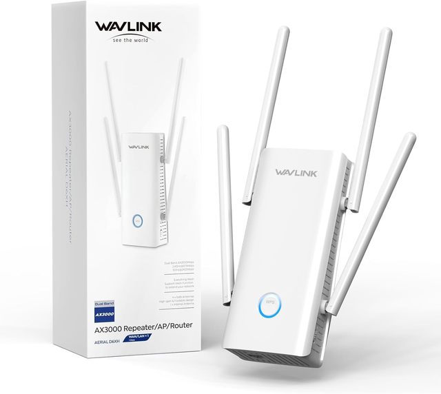 Wavlink AX3000 WiFi 6 Repeater AP Router Dual Band 4 Antennas AERIAL D6X