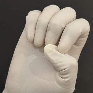 Sarung Tangan Lateks Steril Sekali Pakai Bebas Bubuk untuk Dokter Rumah Sakit, Panjang 43cm, untuk Pemeriksaan Medis, Bedah, dan Ginekologi - Product Image 6