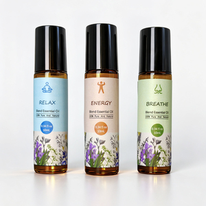 Popular nueva llegada 10ml aceite corporal <span class=keywords><strong>de</strong></span> lavanda Natural Romero ricino y <span class=keywords><strong>jengibre</strong></span> <span class=keywords><strong>fresco</strong></span> infusión Roll-on fragancia - Product Image 2