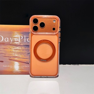 เคสโทรศัพท์กันกระแทกแบบแม่เหล็กพร้อมขาตั้งหมุนได้สองสีสำหรับ iPhone 16 15 14, สำหรับ iPhone 17 Pro Max พร้อมขาตั้งวงแหวน 360 องศา - Product Image 6
