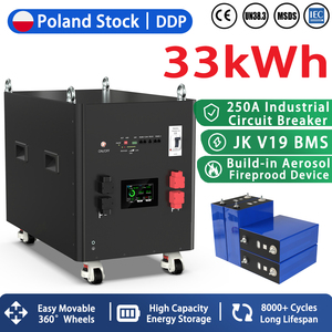 Batería de Litio Apilable de 51.2V 660Ah 33kWh de Alta Capacidad para Energía Solar Lifepo4 con BMS JK V19 y Almohadilla Térmica, en Stock en Polonia - Product Image 1