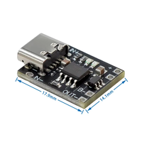 Module de chargeur de batterie au lithium TP4056 Type-C 1A 4.2V/4.35V double tension avec carte de protection
