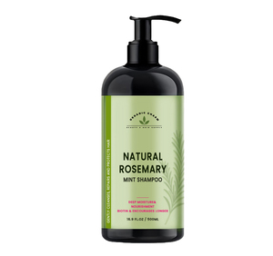 Champú Fortalecedor con Biotina, Romero y Menta para Cabello Débil y Dañado, Aceite de Ricino, Manteca de Karité, Repara el Cuero Cabelludo, Estimula el Crecimiento del Cabello, Sin Sulfatos - Product Image 2