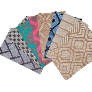 无纺布针刺不同设计双色地板提花展览地毯