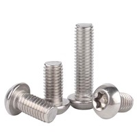 304 acier inoxydable M2-M10 tête cylindrique sécurité Torx vis boulon colonne intérieur pentagone anti-vol vis mesure métrique