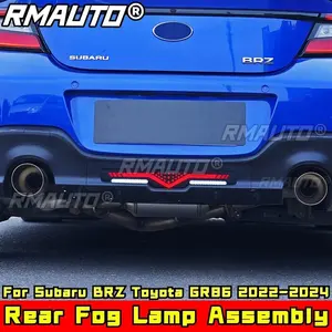 Conjunto de Luces Antiniebla Traseras BRZ GR86, Estilo Deportivo en Negro Brillante, Luz de Freno y de Crucero para Subaru BRZ Toyota GR86 2022-2024, Accesorios para Automóviles - Product Image 2