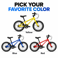 Vélo de montagne léger pour enfants avec jantes en aluminium à double paroi et freins V pour les aventures en plein air quotidiennes